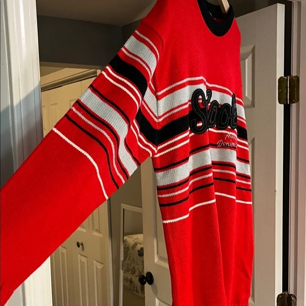 South Pole Denim Co. Authentic Collection Men’s Sweater Size XL Red/Gray/White